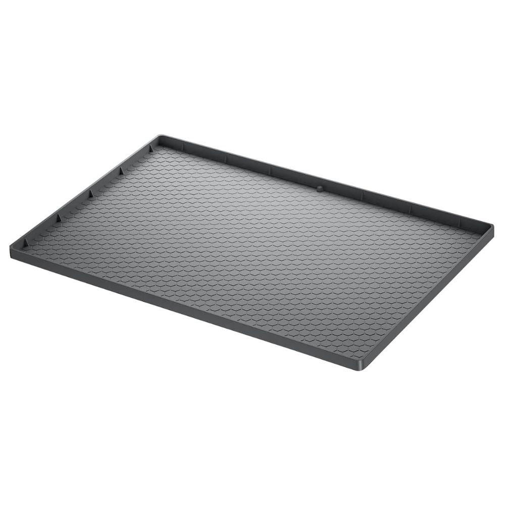 Silicone Under Sink Mat with Raised Edges and Non-Slip Surface, Rectangular