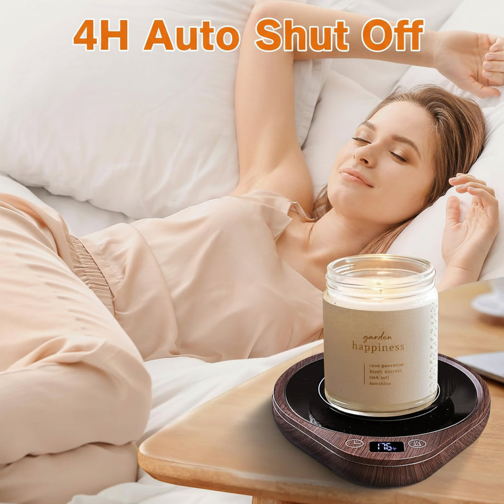 Beverage Warmer with Touch Controls and Adjustable Timer, Three Heat Settings