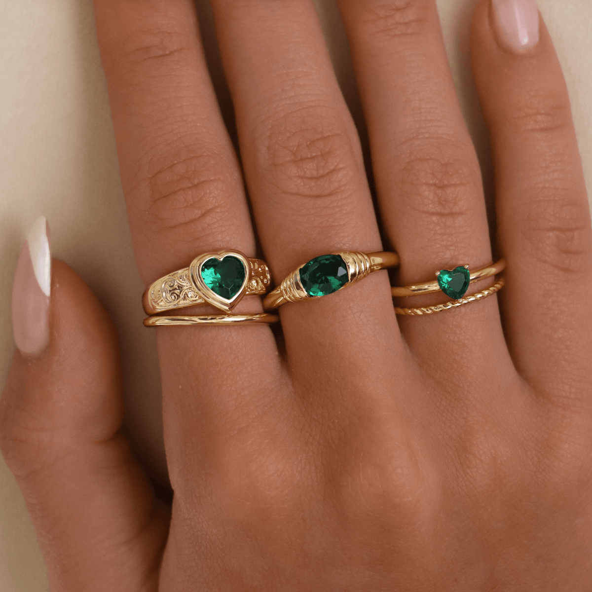 Thin Band Ring with Smooth Finish and Stackable Design