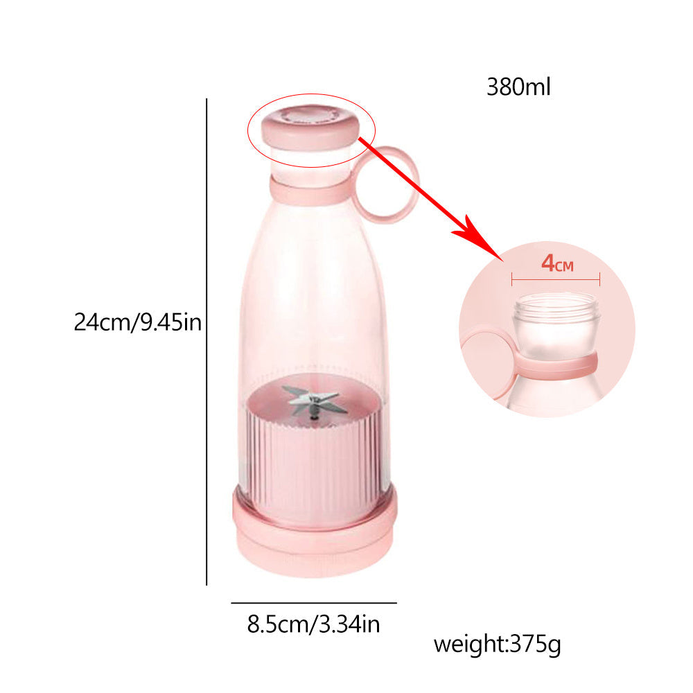 Portable Rechargeable Blender with Detachable Container and Magnetic Charging