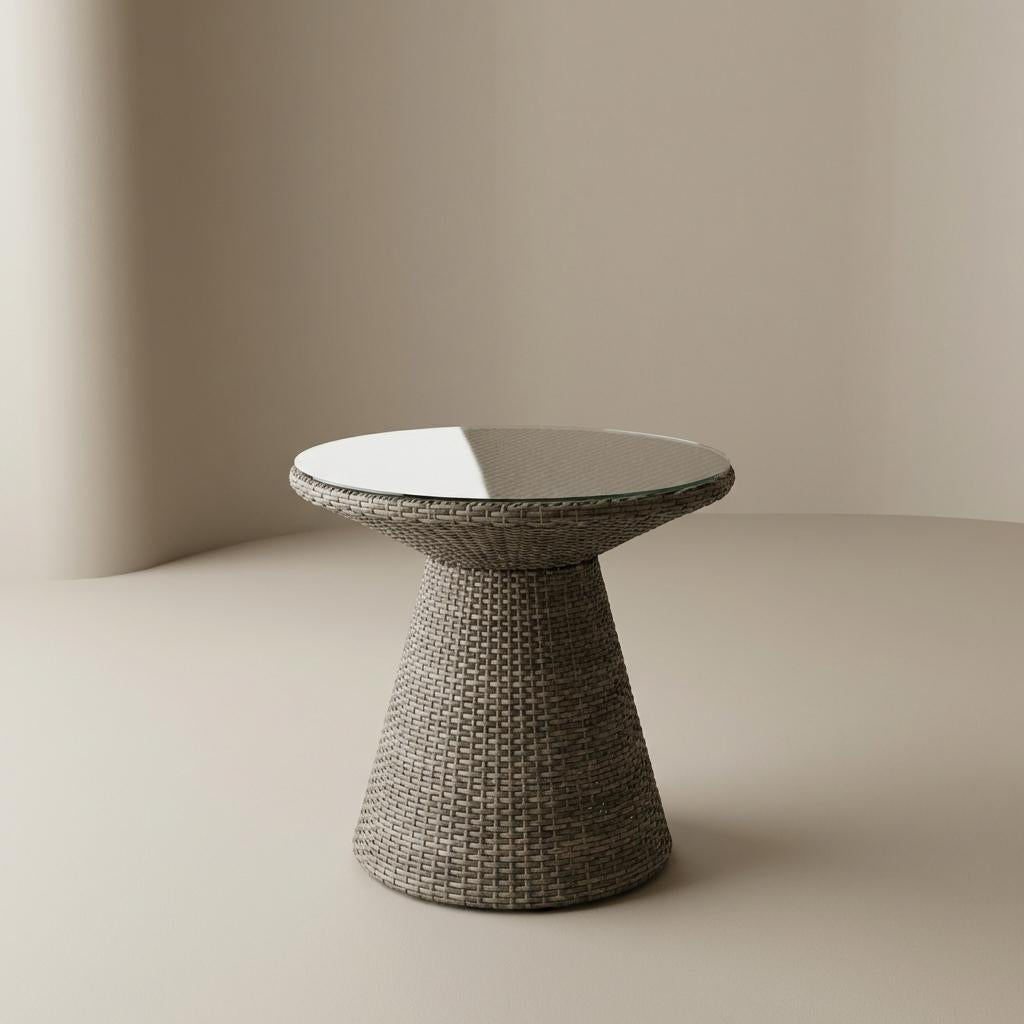 Outdoor Lounge Set 3-Piece, Curved Chairs, Balcony Seating