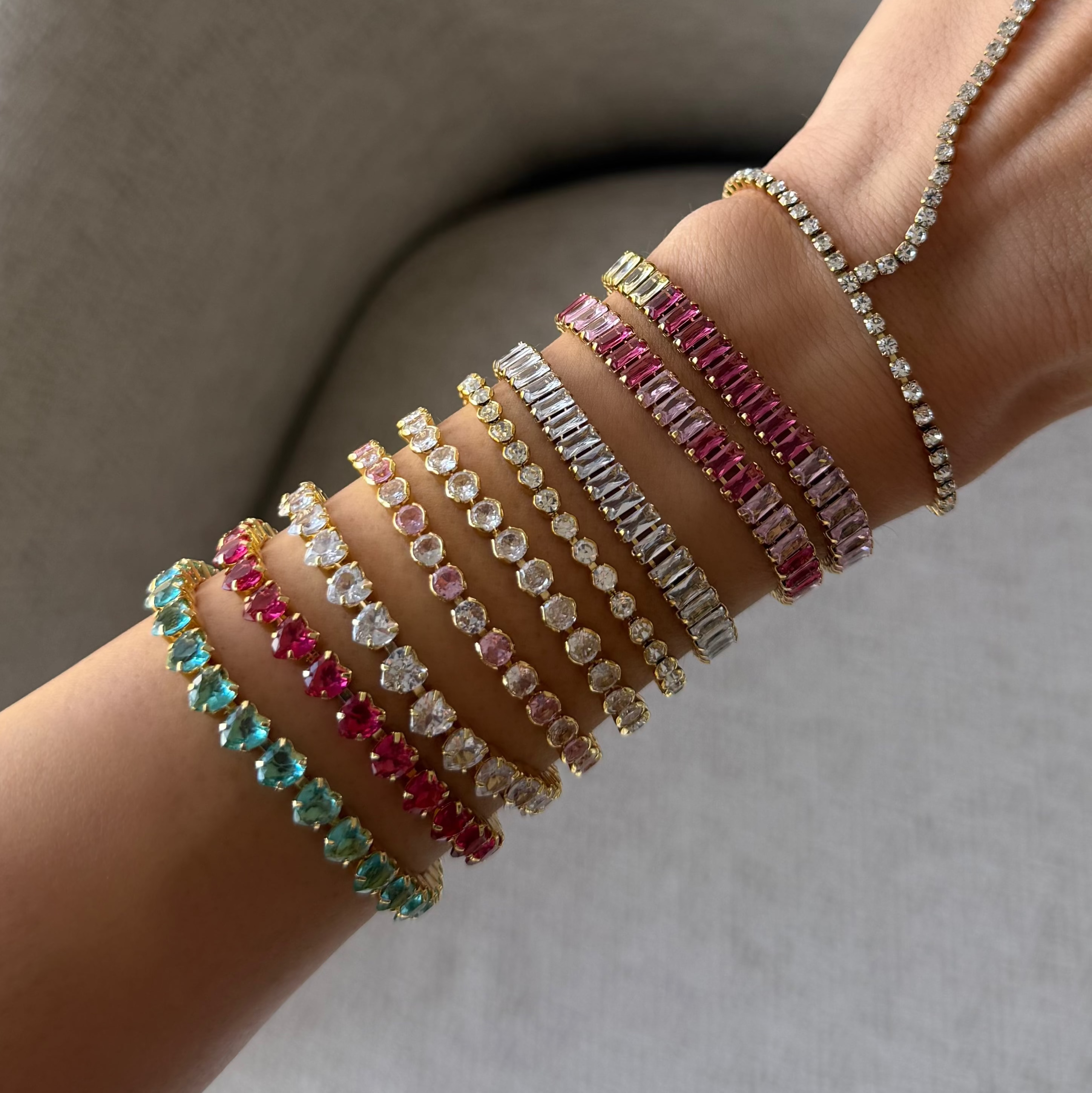 Frost Beam Tennis Bracelet - EVRYJEWELS
