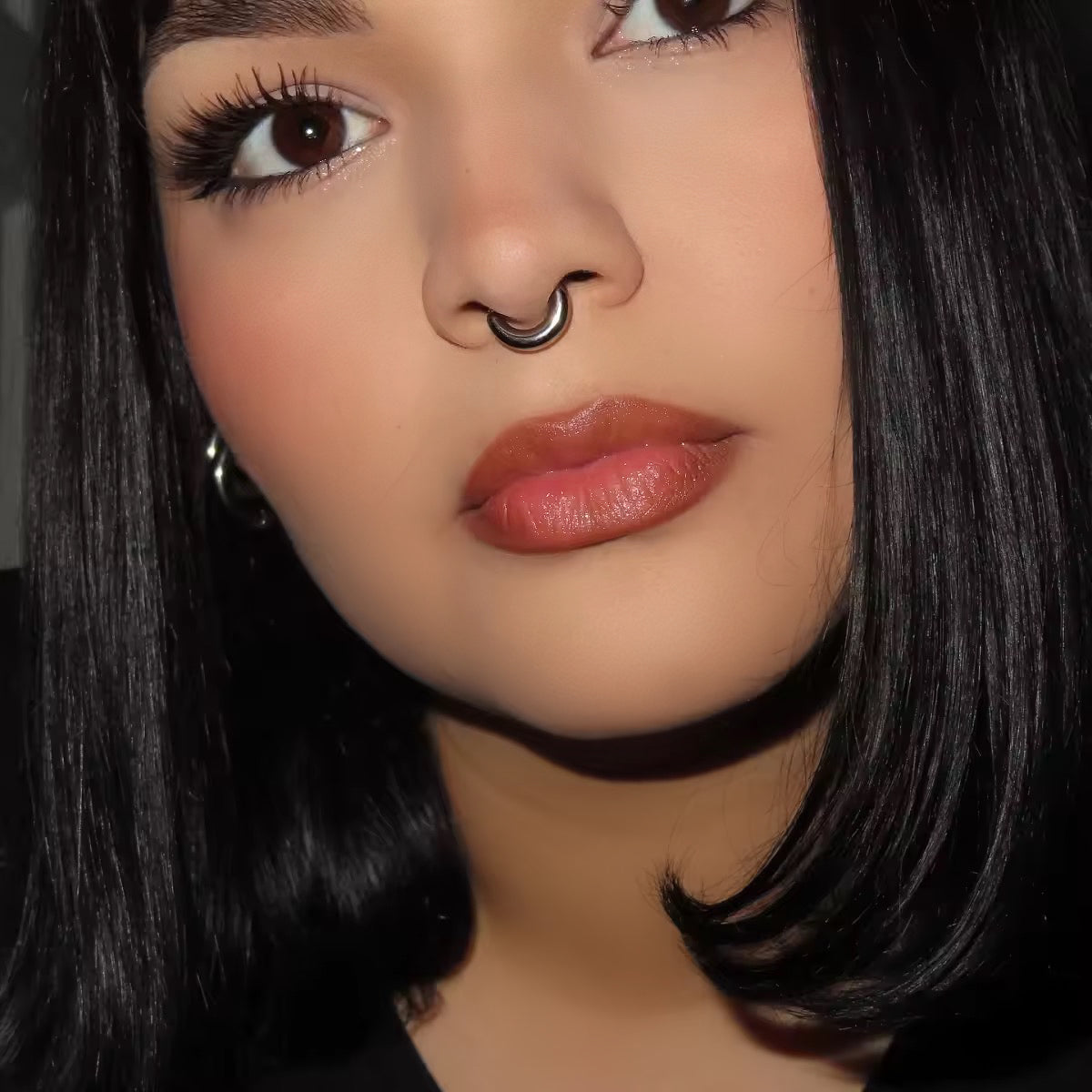Stainless Steel Hinged Segment Septum Ring with Seamless Design