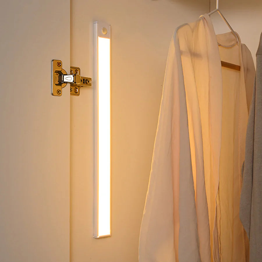 Rechargeable Motion Sensor Cabinet Light with Adjustable Color Temperature and Magnetic Mounting