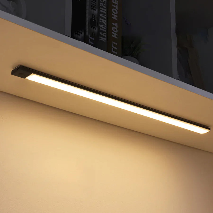Rechargeable Motion Sensor Cabinet Light with Adjustable Color Temperature and Magnetic Mounting
