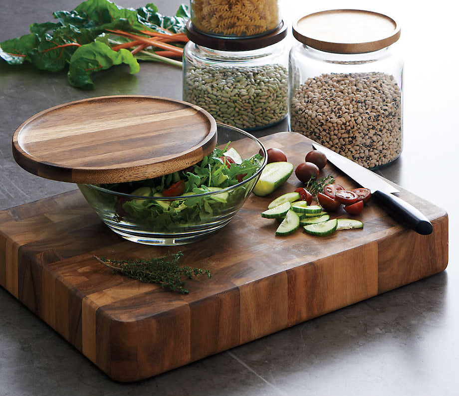 Rectangular End Grain Cutting Board, Heavy-Duty Prep