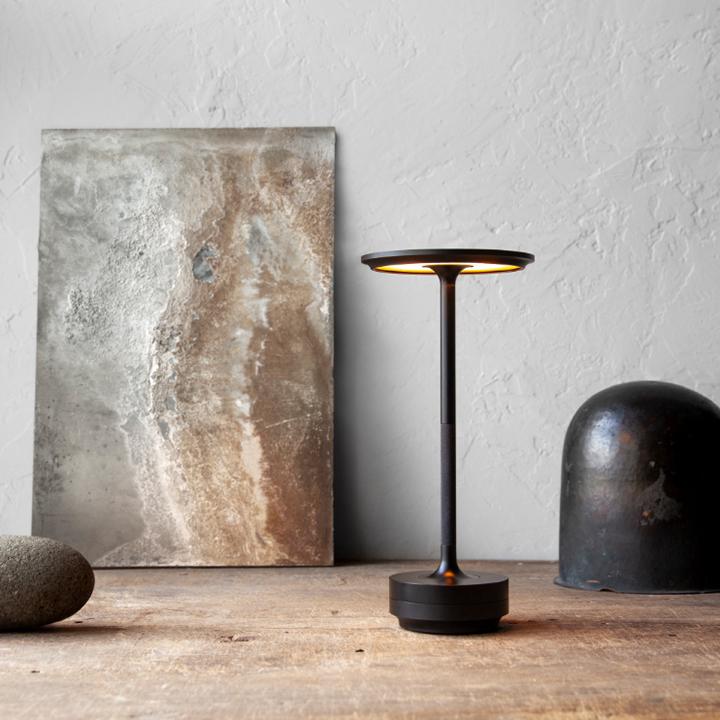 Touch Control Desk Lamp with Four Brightness Levels and Metal Construction, IP66 Rated