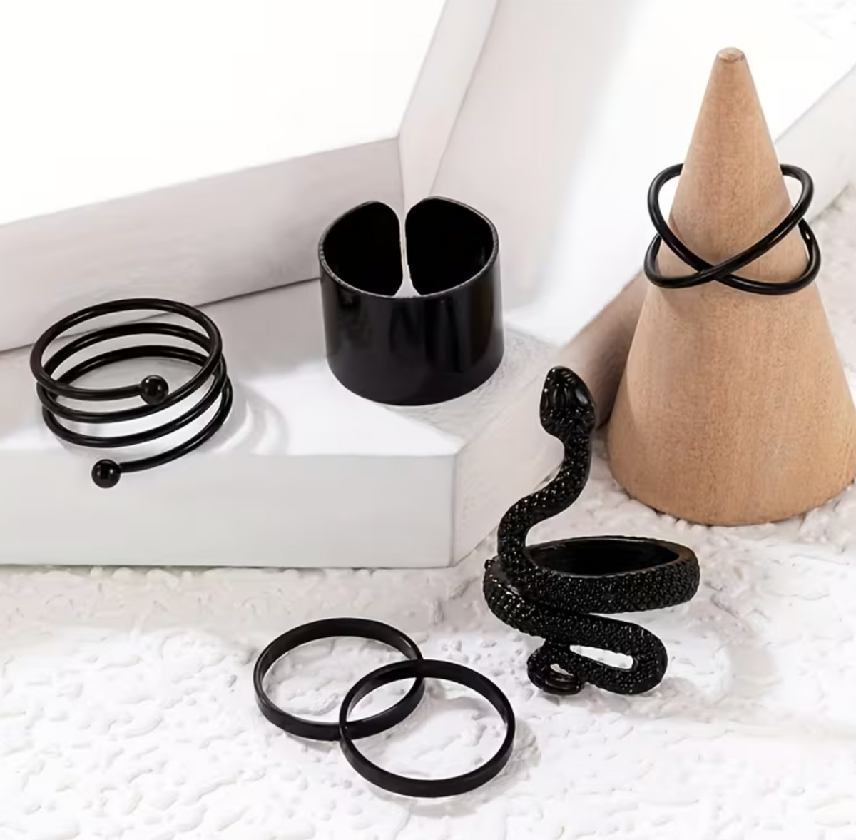 Hip Hop 6 Piece RIngs with Classic Design for Daily Wear and Events