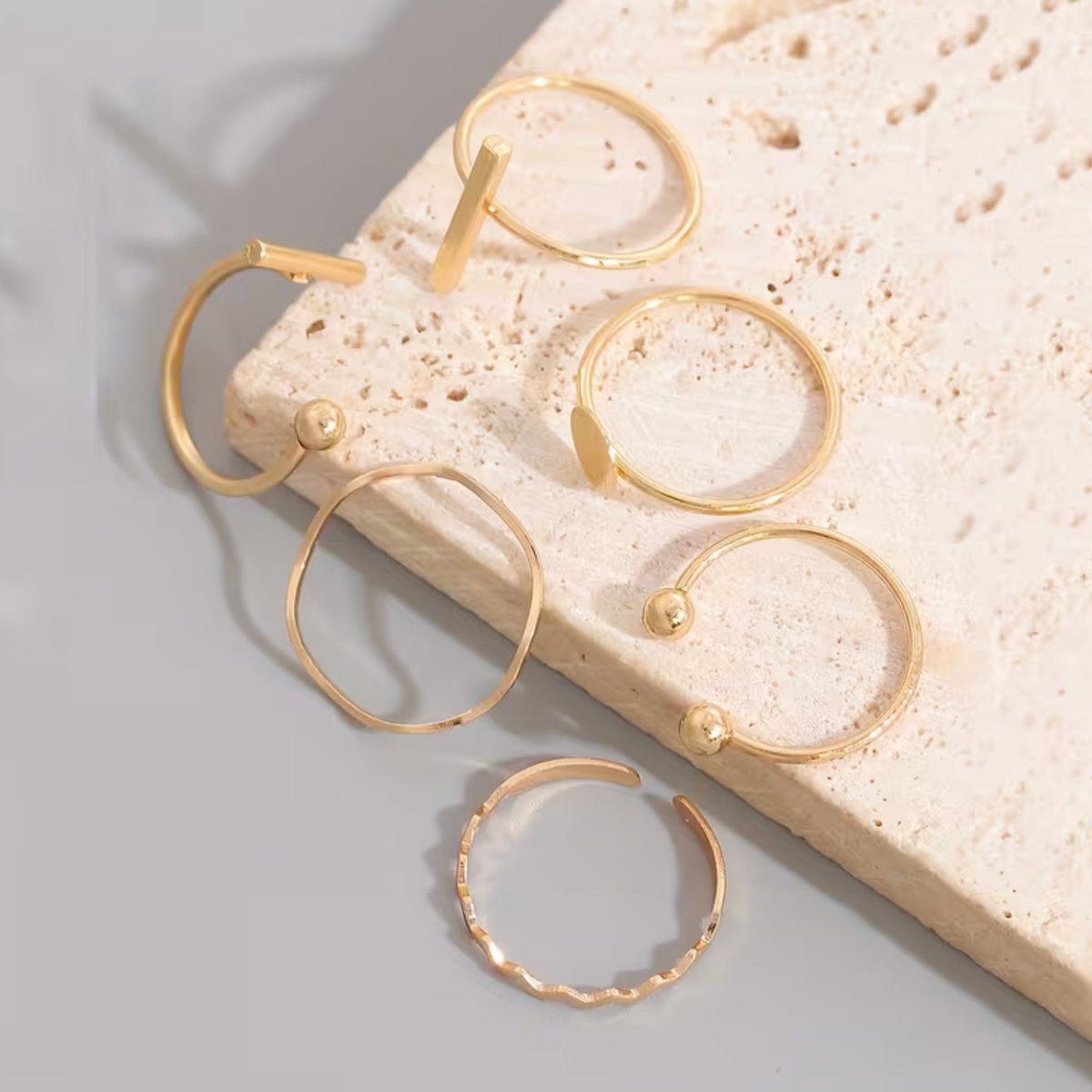 Women's Ring Set with Coordinating Pieces for Everyday Wear