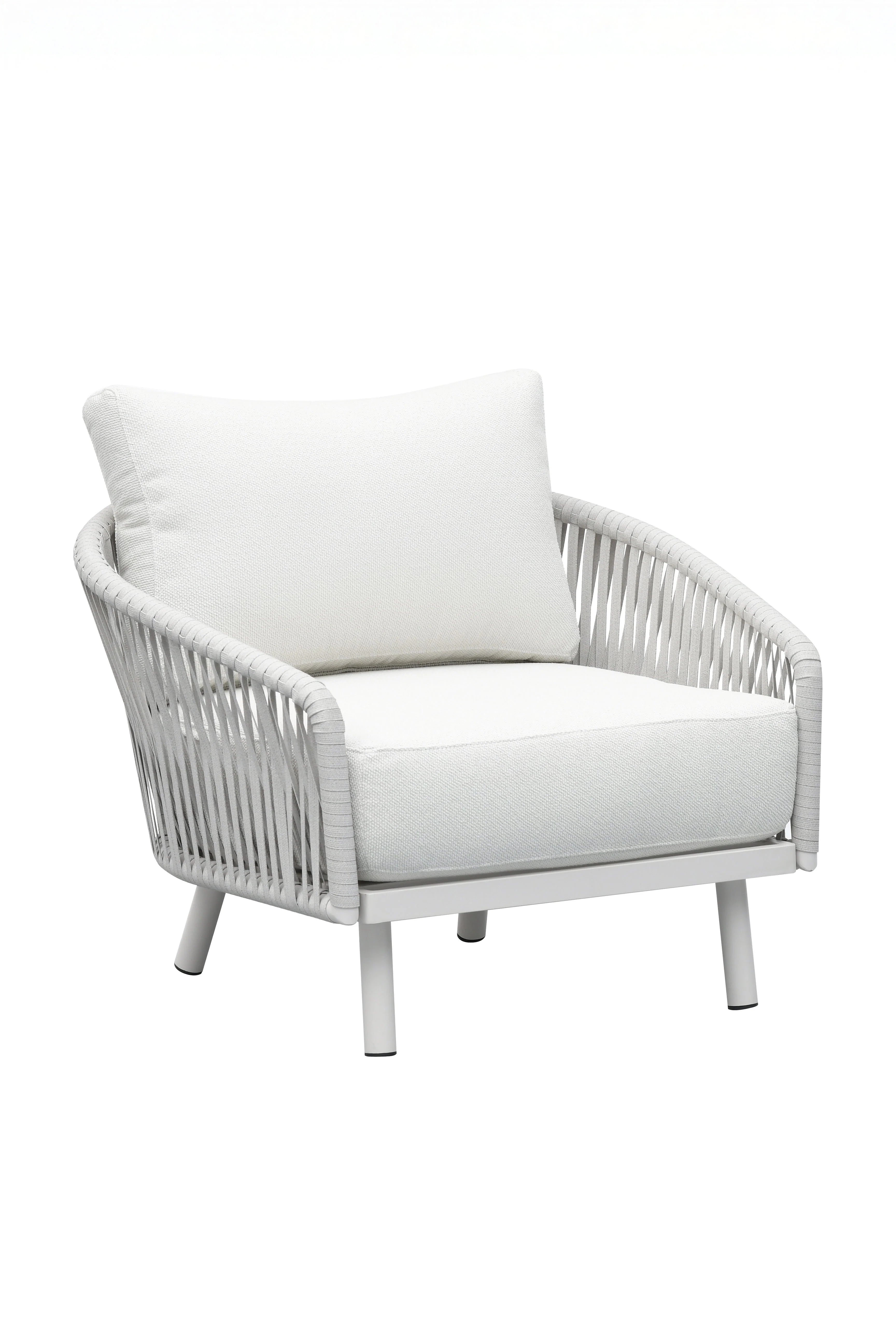 Outdoor Lounge Set Ash White, Patio Seating