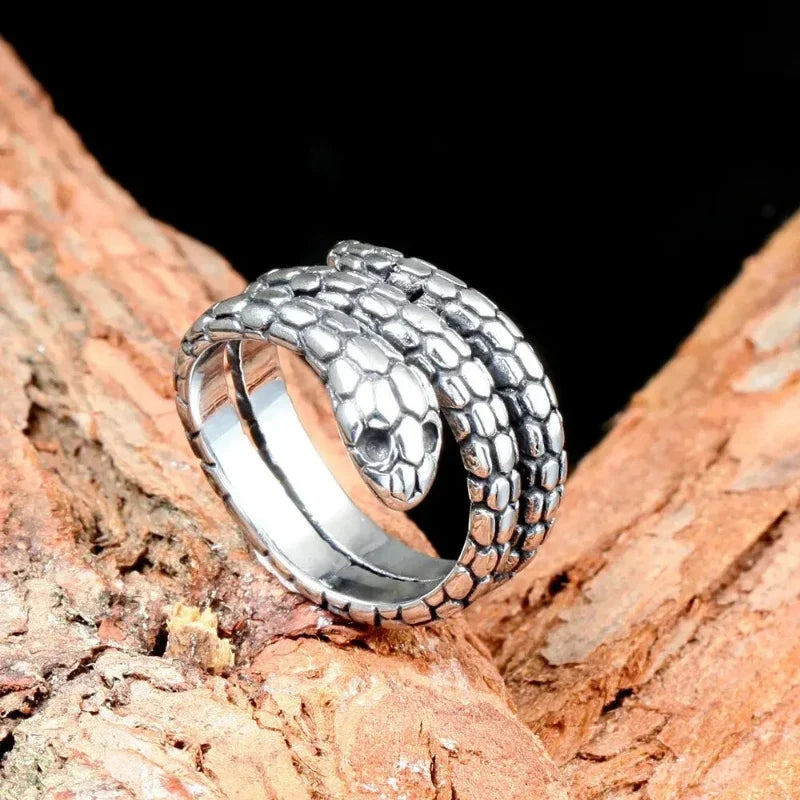Silver Snake Wrap Ring Snakes Store™