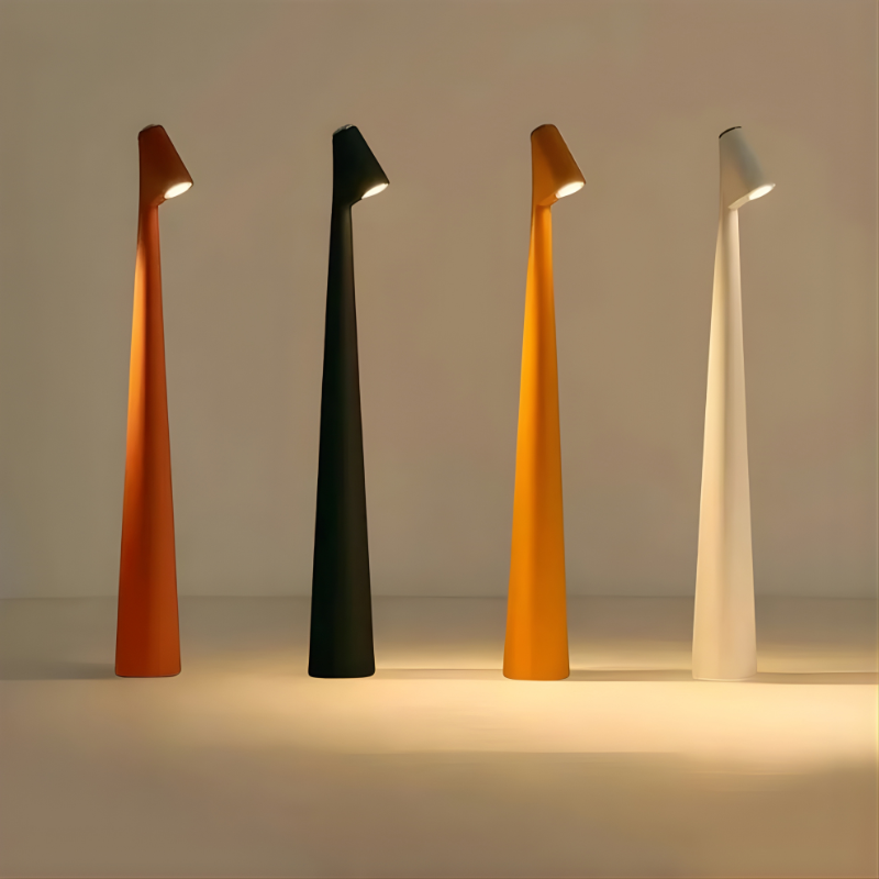 Touch-Control LED Table Lamp with Adjustable Color Temperature and Rechargeable Battery