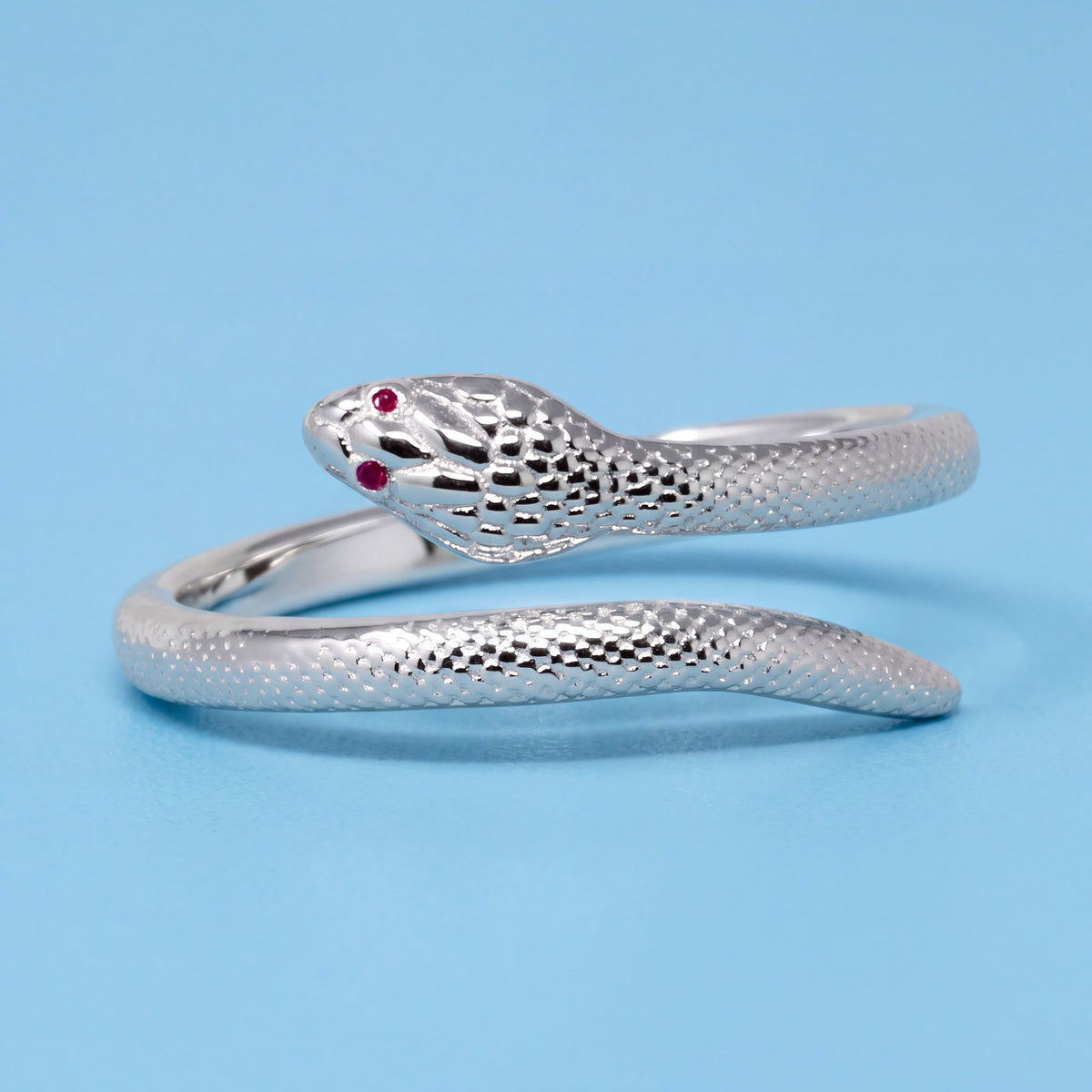 Adjustable Snake Ring Wrap with Open Design