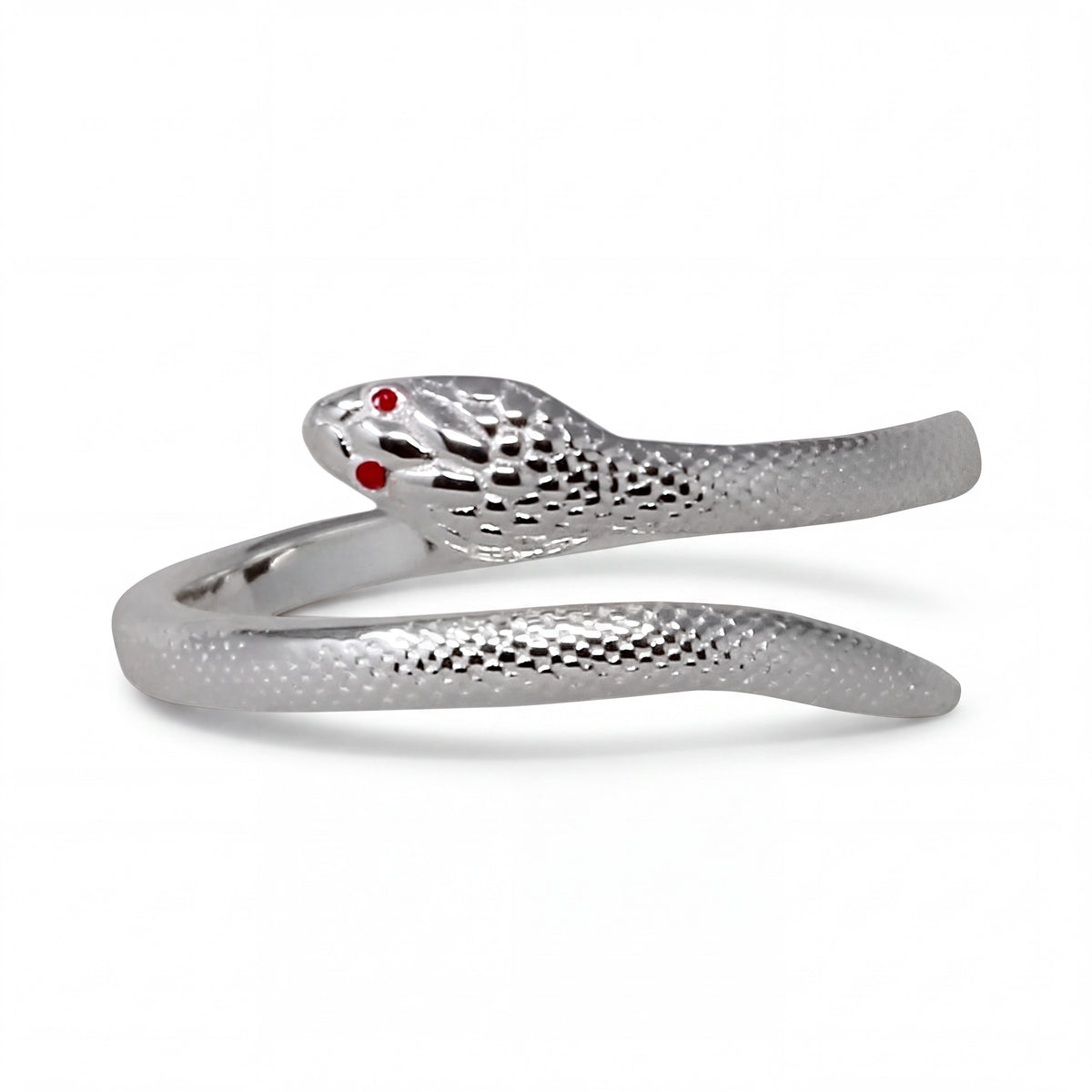 Adjustable Snake Ring Wrap with Open Design