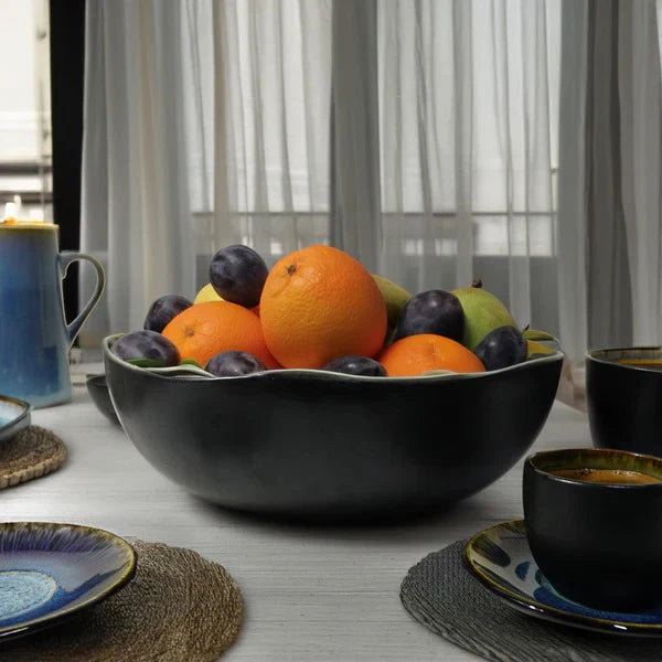 Blue Wave Dining Set 38-Piece, Tableware for Six
