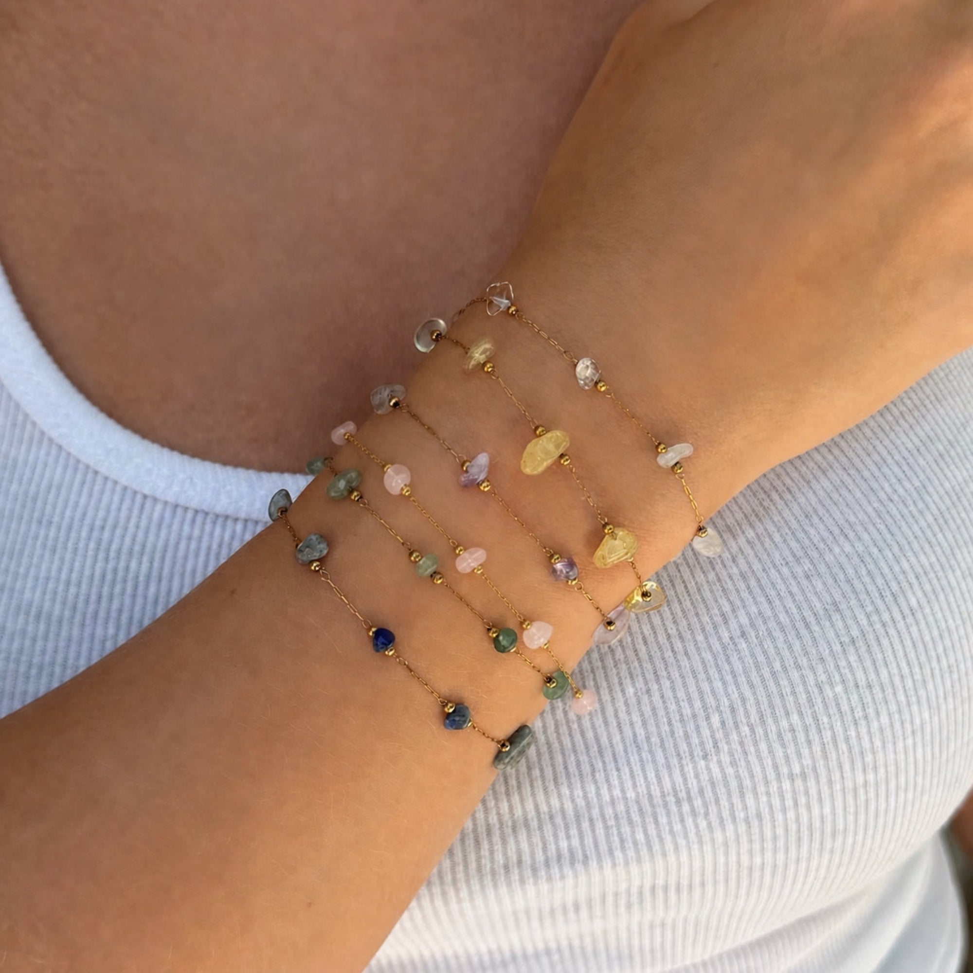 Healing Stone Angel Bracelet - EVRYJEWELS