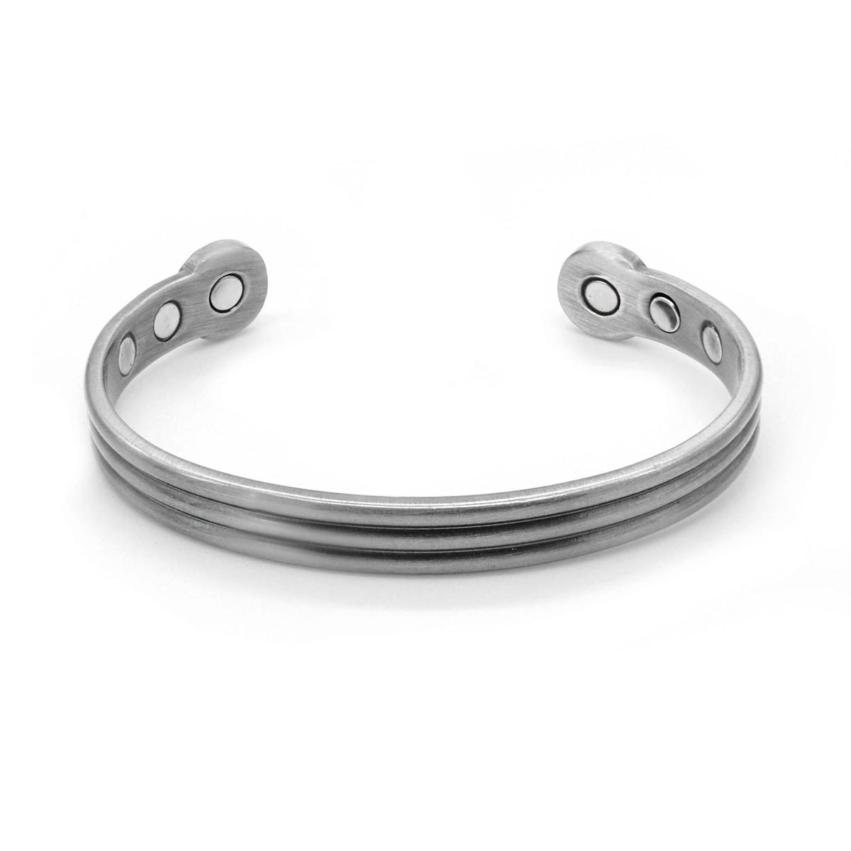 Axle Pewter Torque magnetic bangle-DEMI+CO Jewellery