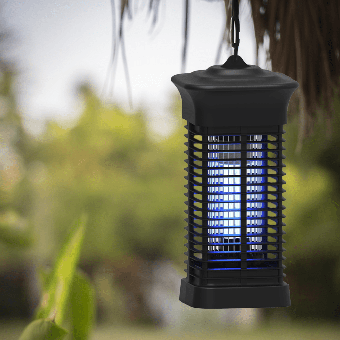UV Insect Eliminator with Electric Grid and 13W UVA Bulb