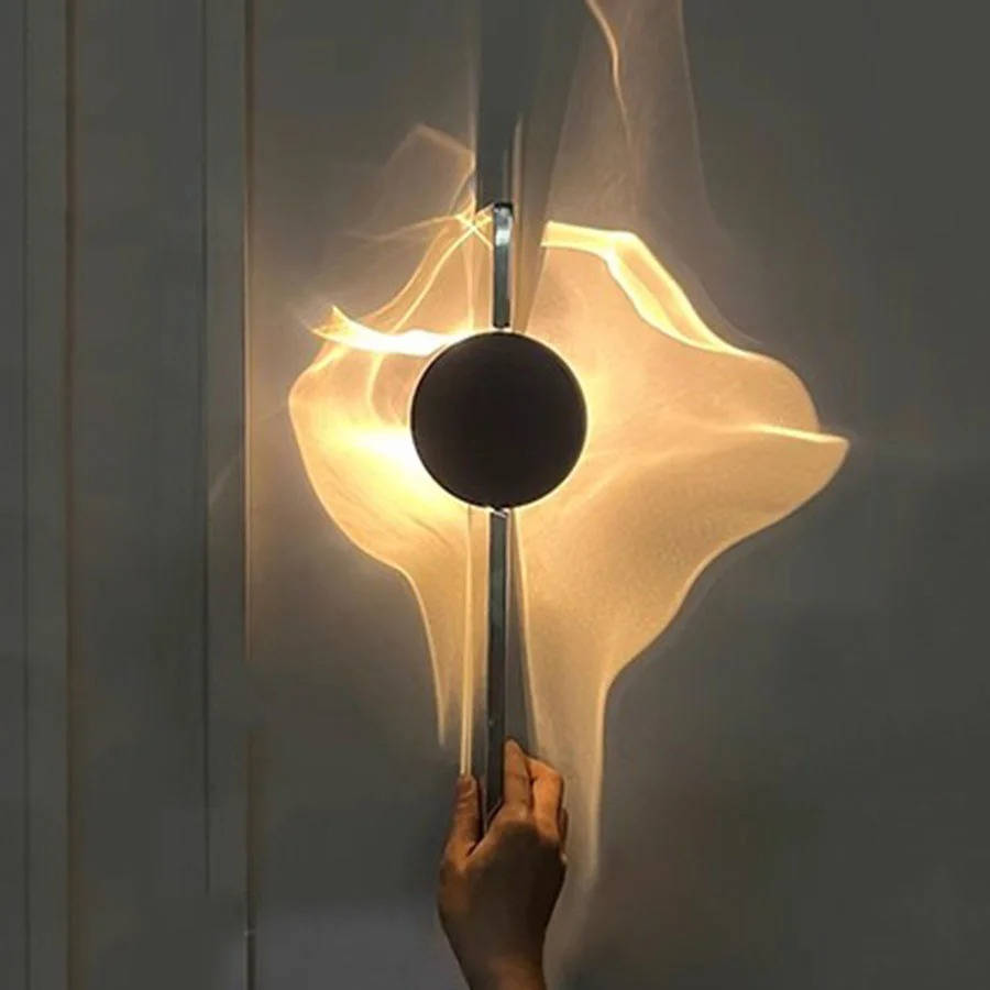 Adjustable Wall Sconce with 180-Degree Rotating Head and Warm White LED