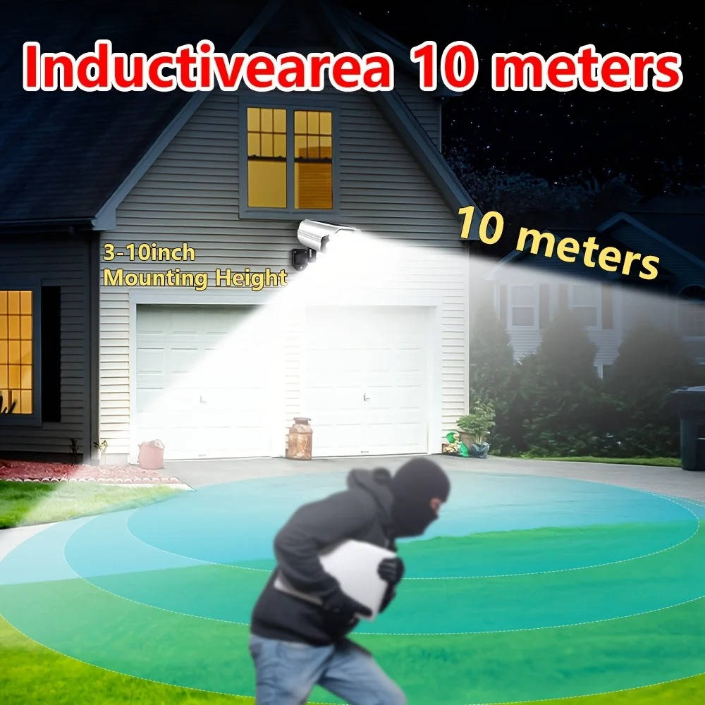 Solar Motion Sensor Floodlight with 77 LED and Wireless Remote, 2000 Lumens
