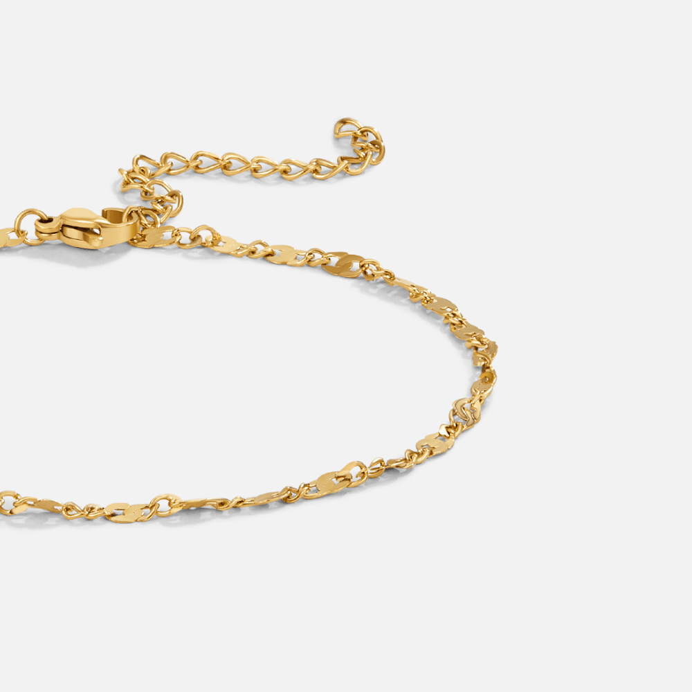 Elise Gold Anklet - Beautiful Earth Boutique
