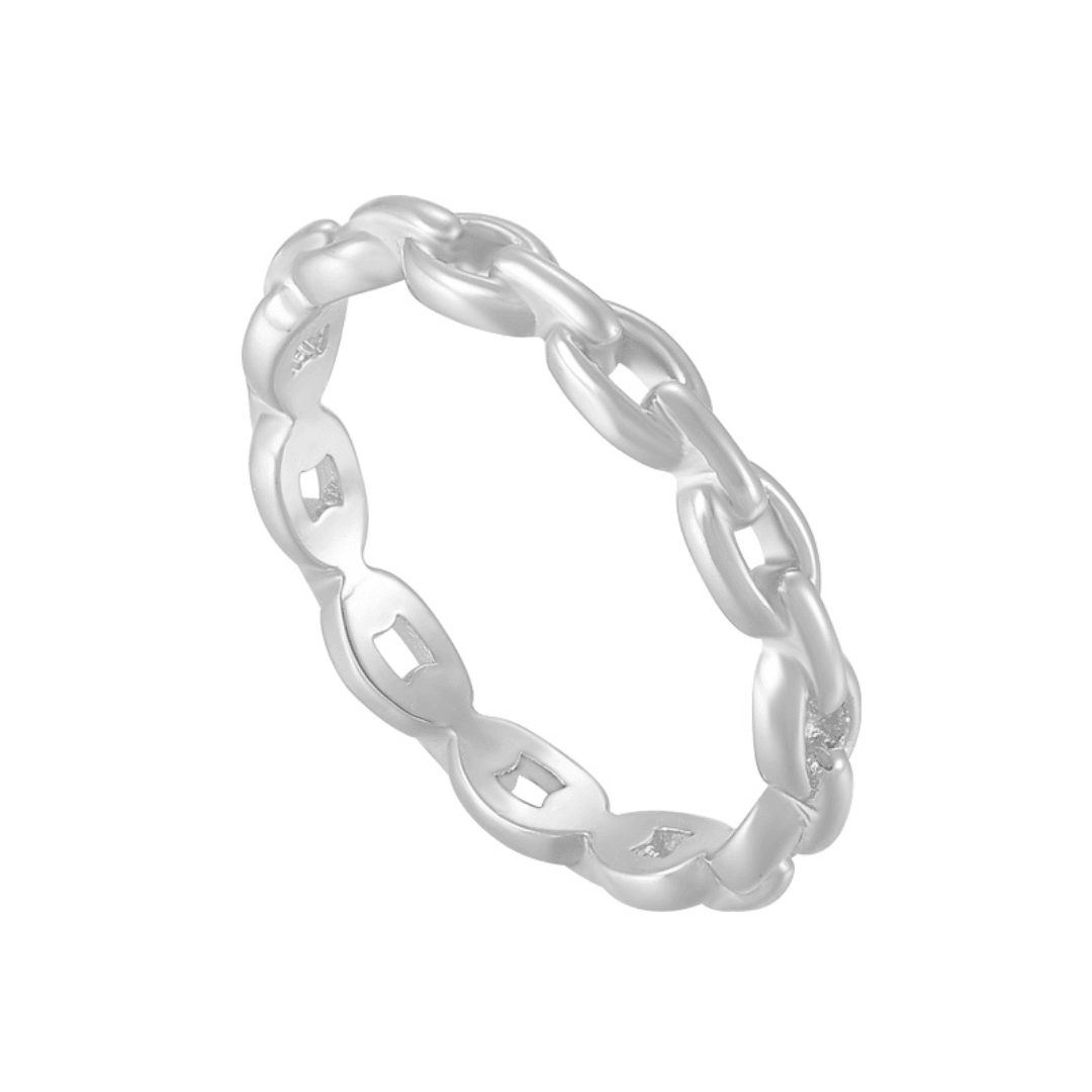 Interlocking Chain Link Ring