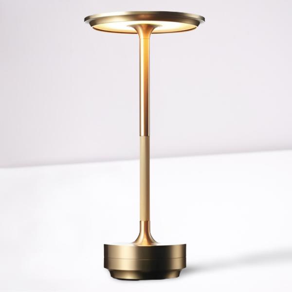 Touch Control Desk Lamp with Four Brightness Levels and Metal Construction, IP66 Rated