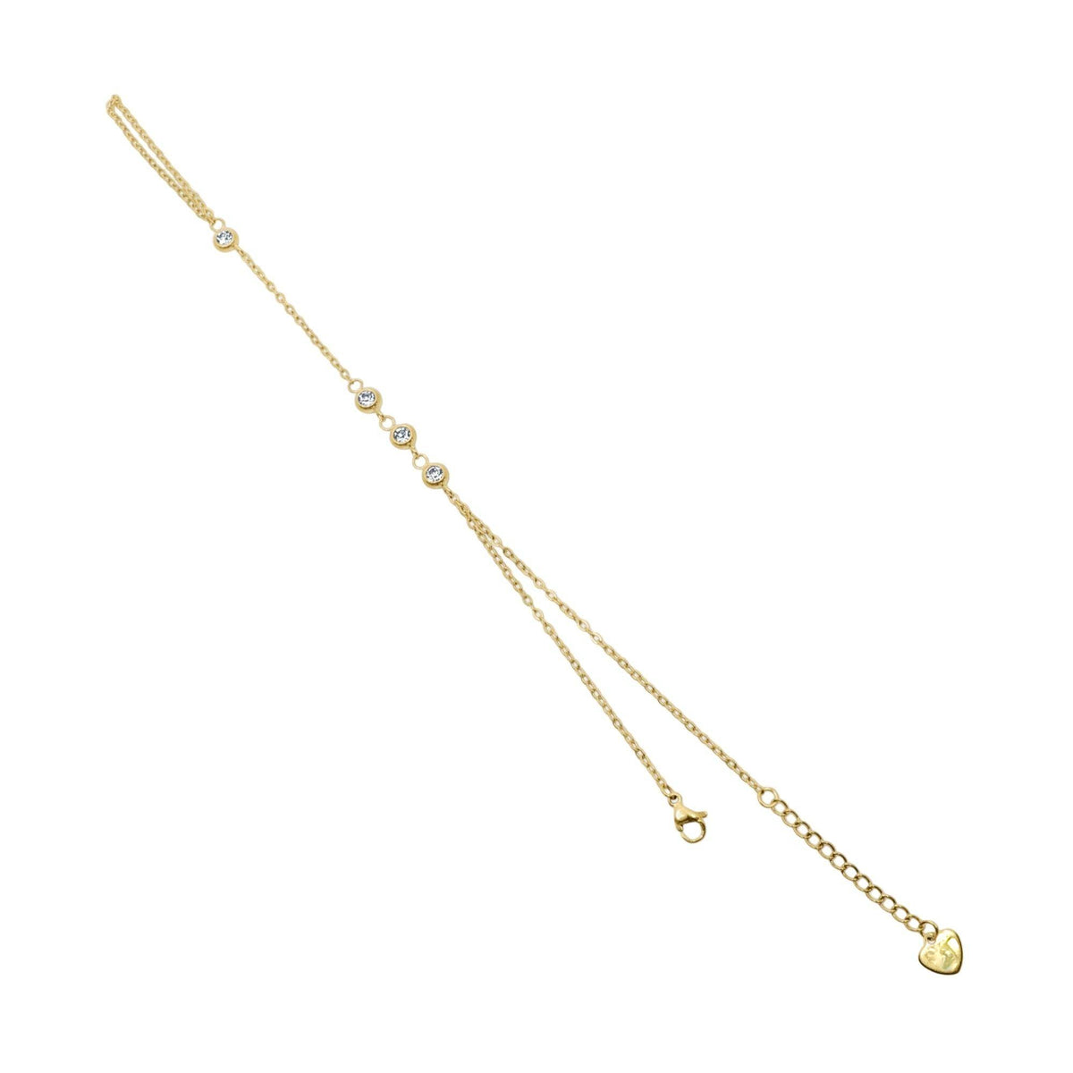 Hand Chain with Beaded Cable Link and Finger Connection