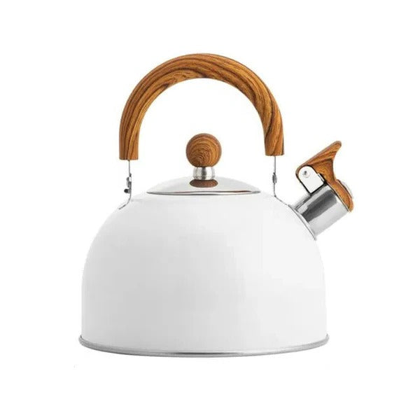 Stovetop Kettle with Automatic Whistle Alert and Insulated Handle, Multi-Cooktop Compatible