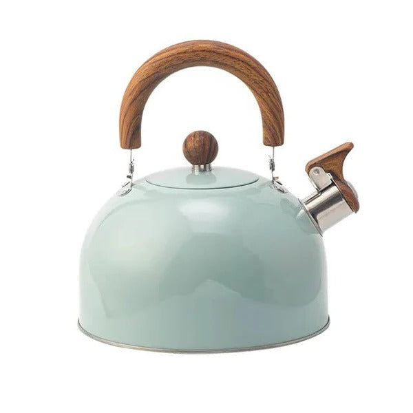 Stovetop Kettle with Automatic Whistle Alert and Insulated Handle, Multi-Cooktop Compatible