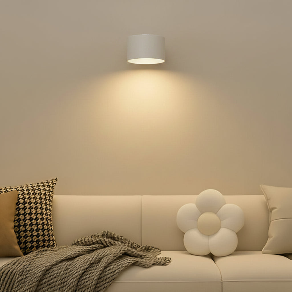 Directional Wall Light with Magnetic Ball Joint and Three Color Modes