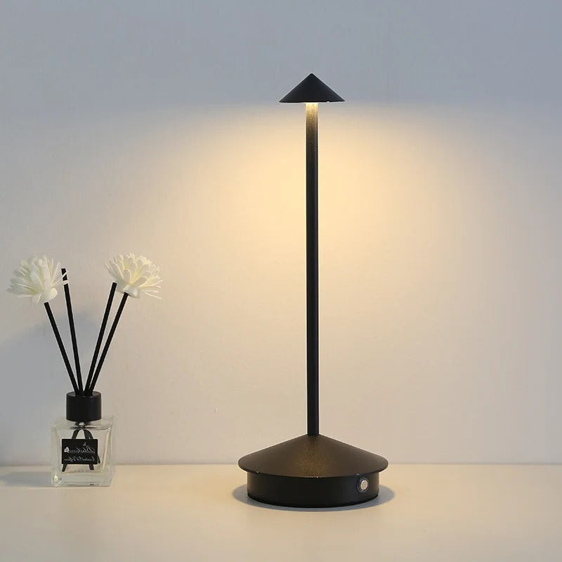 Touch Control LED Desk Lamp with Three Color Temperatures and Rechargeable Battery