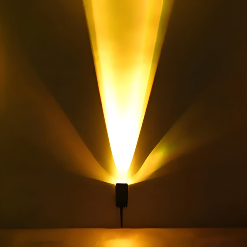 Solar Spot Light with Adjustable Zoom Lens and RGB Color Modes, IP65 Weather Sealed