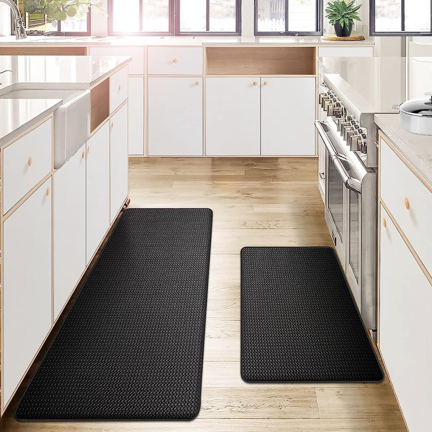 Kitchen Floor Mat with High-Density Foam and Non-Slip Backing