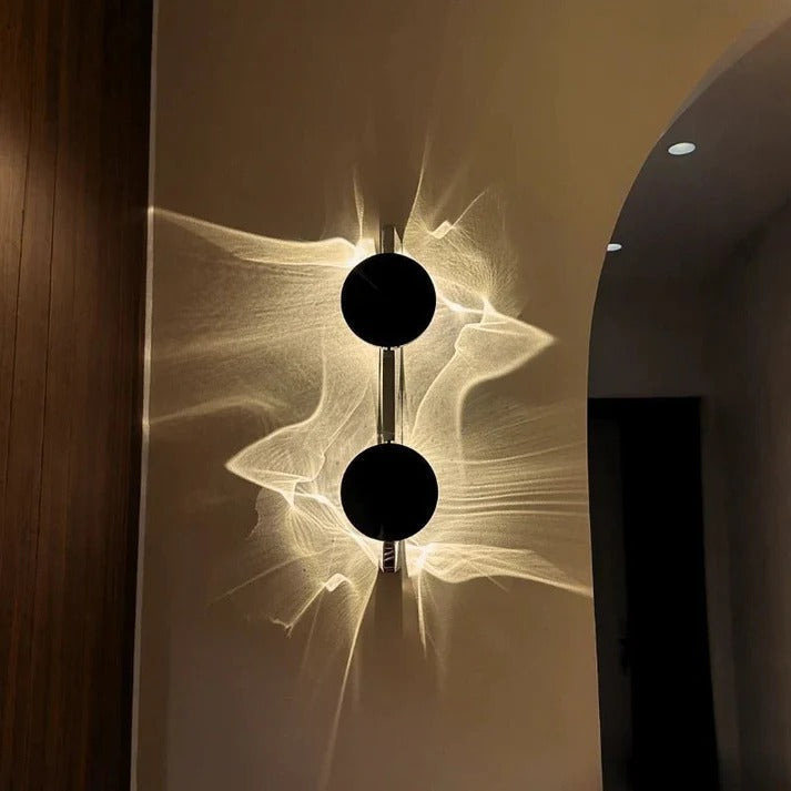 Adjustable Wall Sconce with 180-Degree Rotating Head and Warm White LED