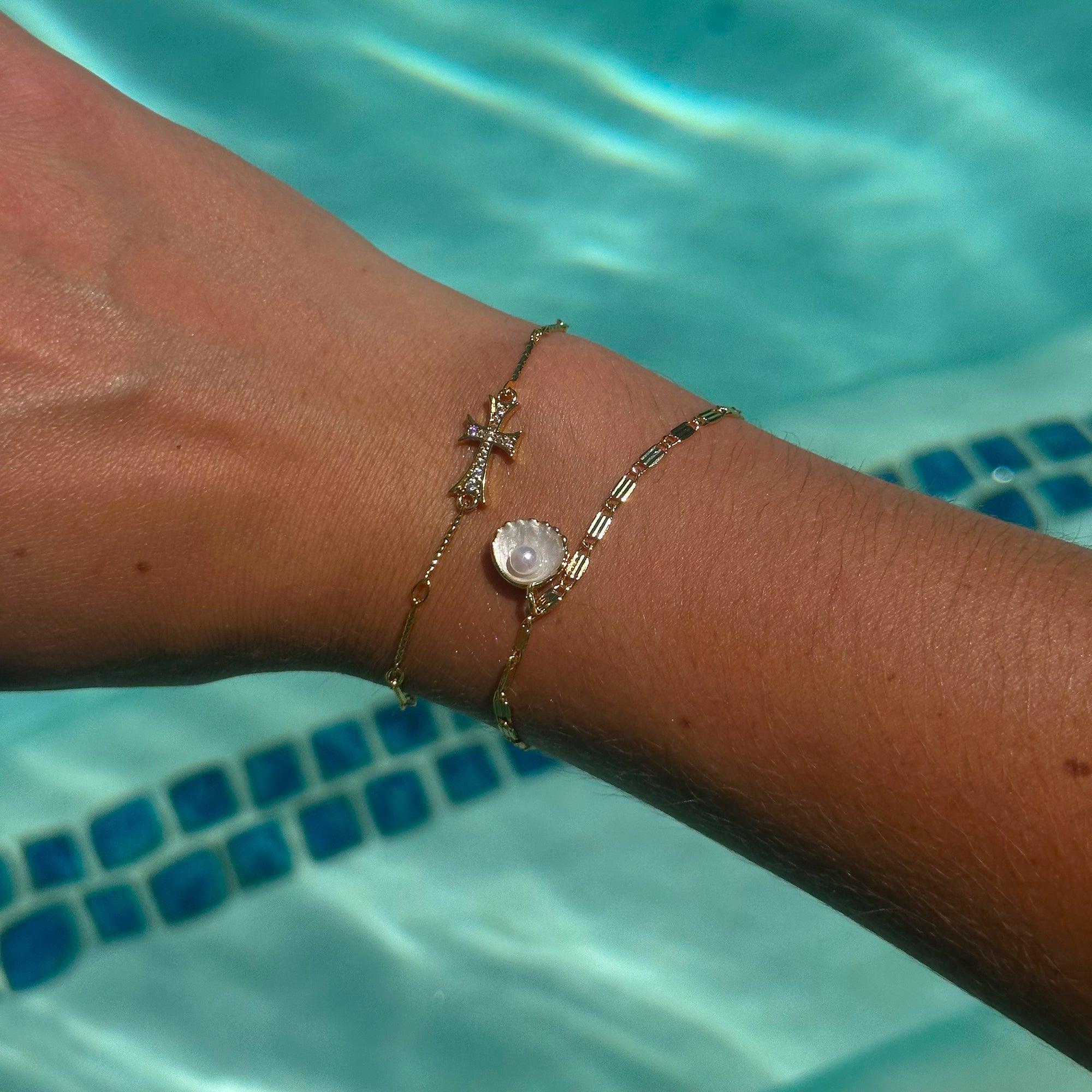 Double Cross Me Bracelet - EVRYJEWELS
