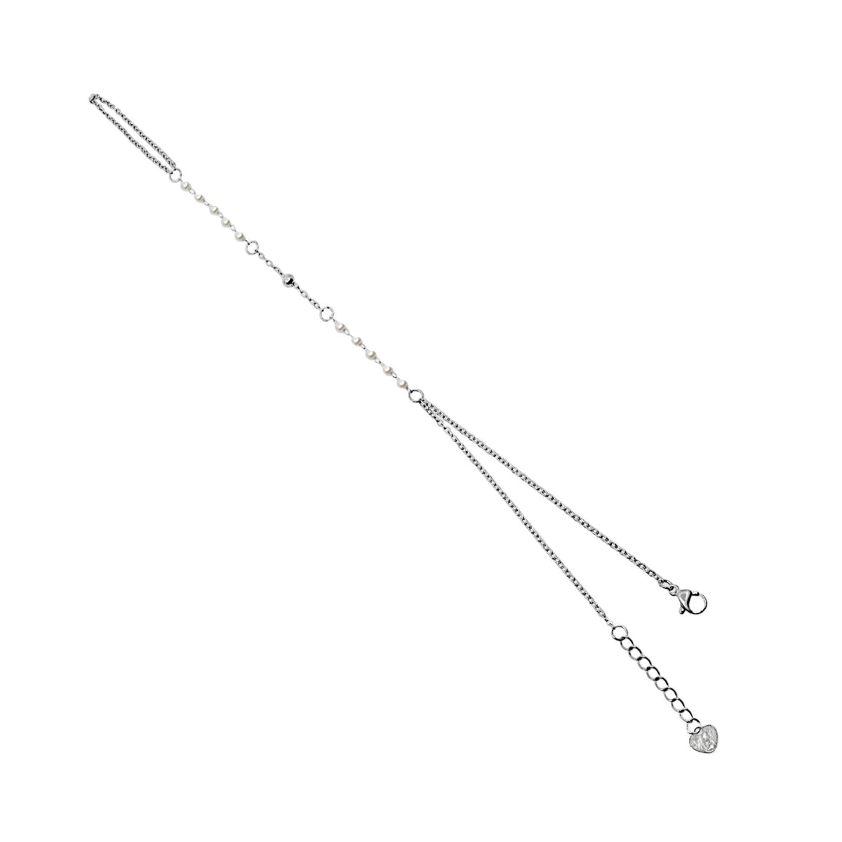 Hand Chain with Beaded Cable Link and Finger Connection
