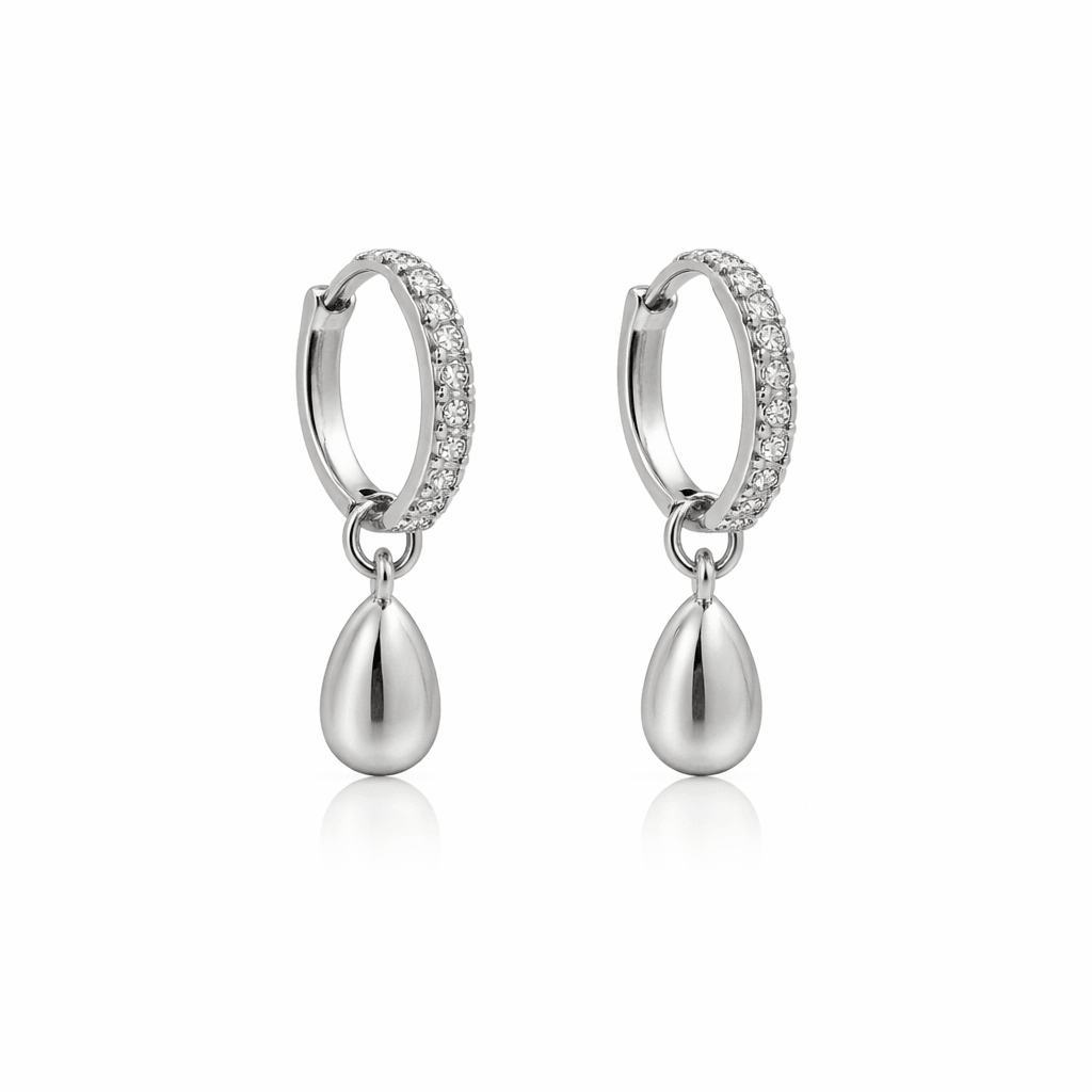 Shimmer Tear Earrings - EVRYJEWELS