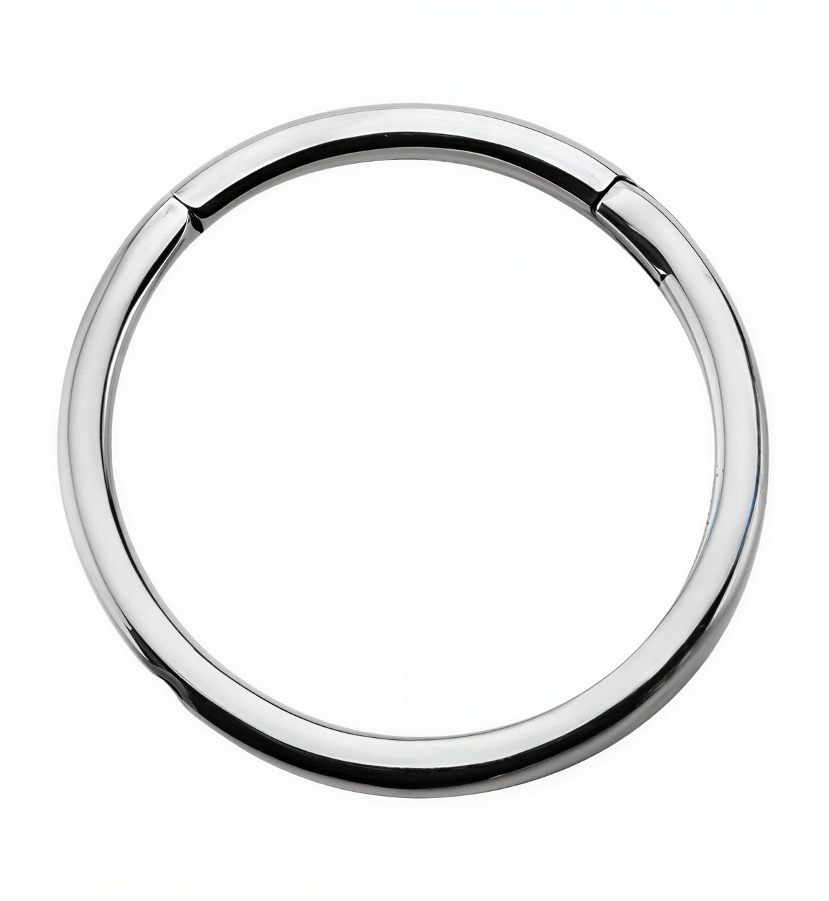 Segment Hoop Ring with Click Mechanism and Hinged Design for Piercings