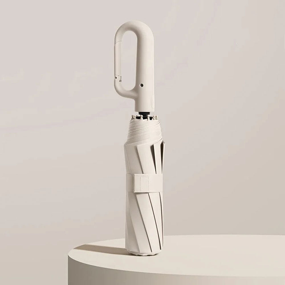 Automatic Umbrella with Reinforced Frame and UPF50+ Protection, Compact Folding Design
