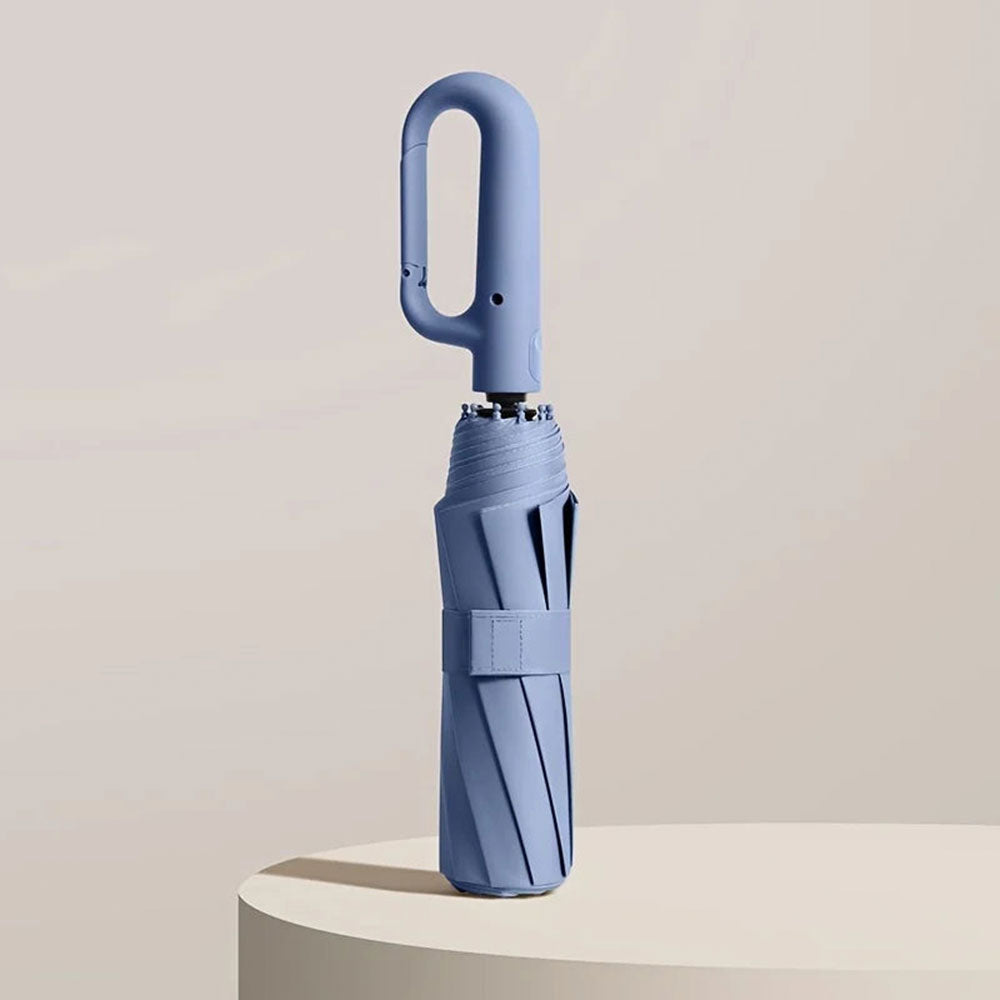 Automatic Umbrella with Reinforced Frame and UPF50+ Protection, Compact Folding Design