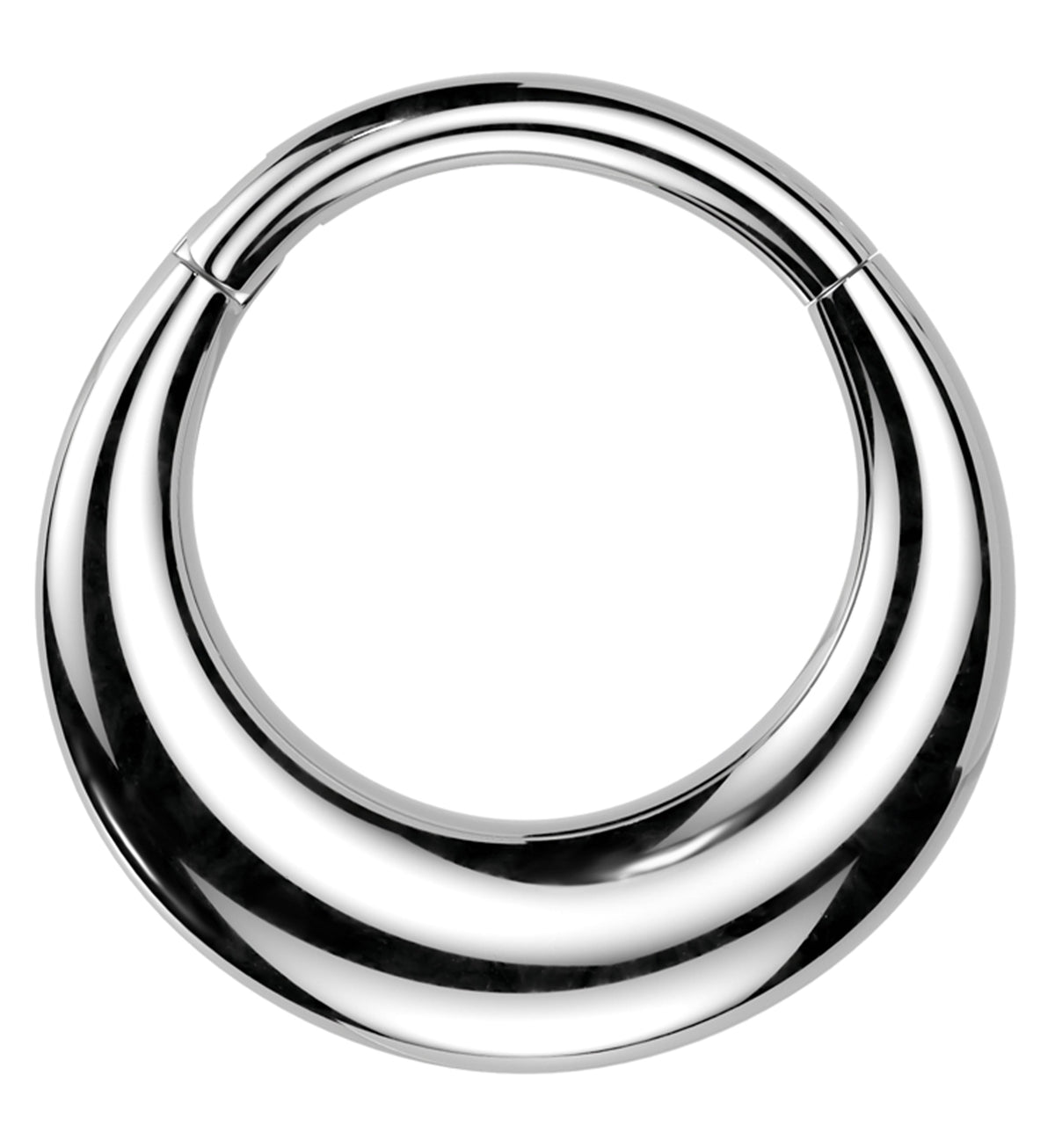 Vast Stainless Steel Hinged Segment Ring by Urban Body Jewelry